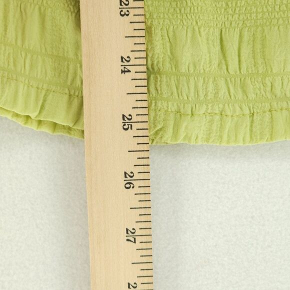 PrettyLittleThing Size 0 Green Puff Sleeve Cut-Out Mini Dress - Picture 9 of 9